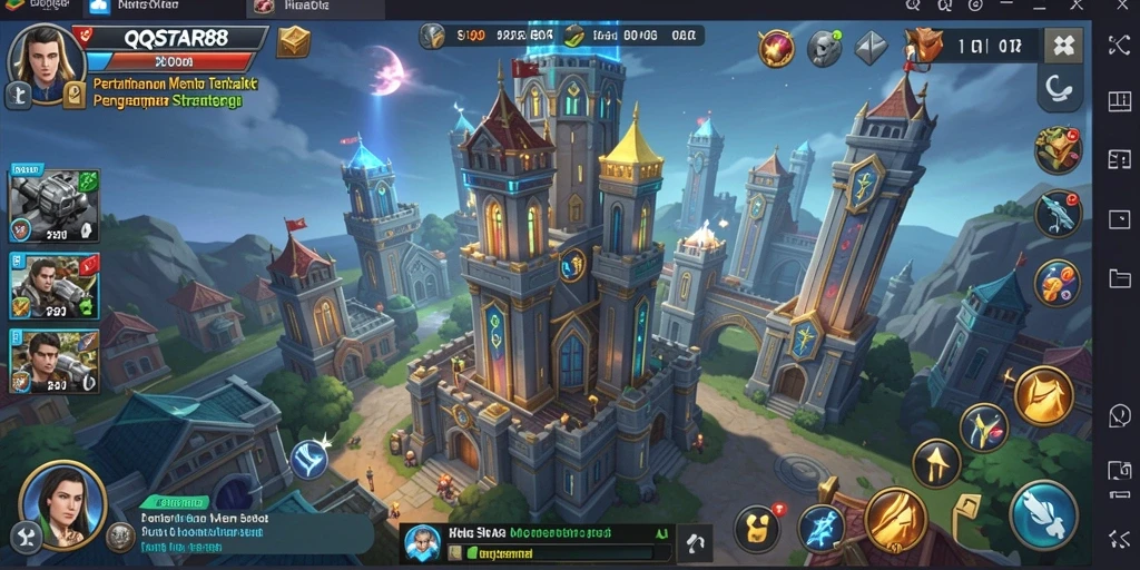 Gameplay seru menara pertahanan di QQSTAR88.
