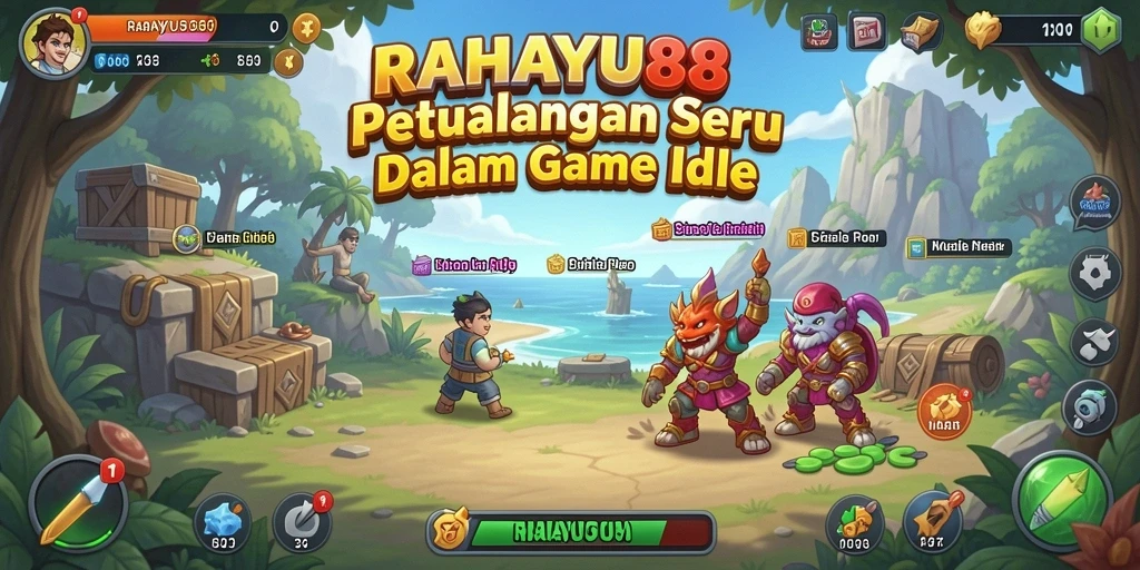Tampilan gameplay RAHAYU88 yang menarik dan penuh warna.