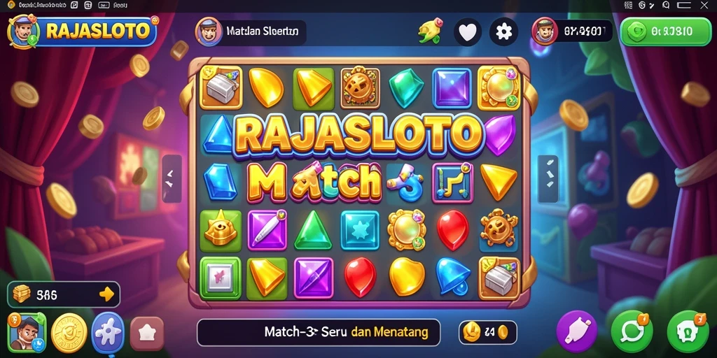 Tampilan gameplay seru dan menarik di RAJASLOTO.